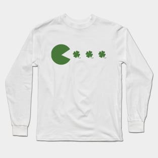 St Patrick's Day Gamer Design Long Sleeve T-Shirt